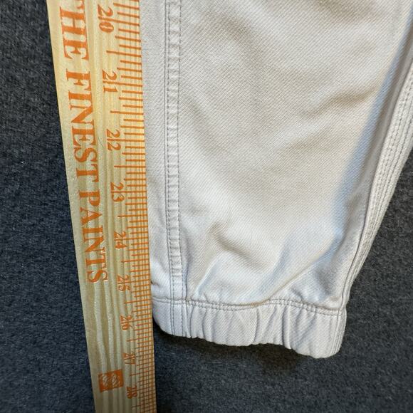Athleta Farallon Jogger Sz 16 Cream Off White Cotton UPF Breathable Athleisure - Picture 6 of 7